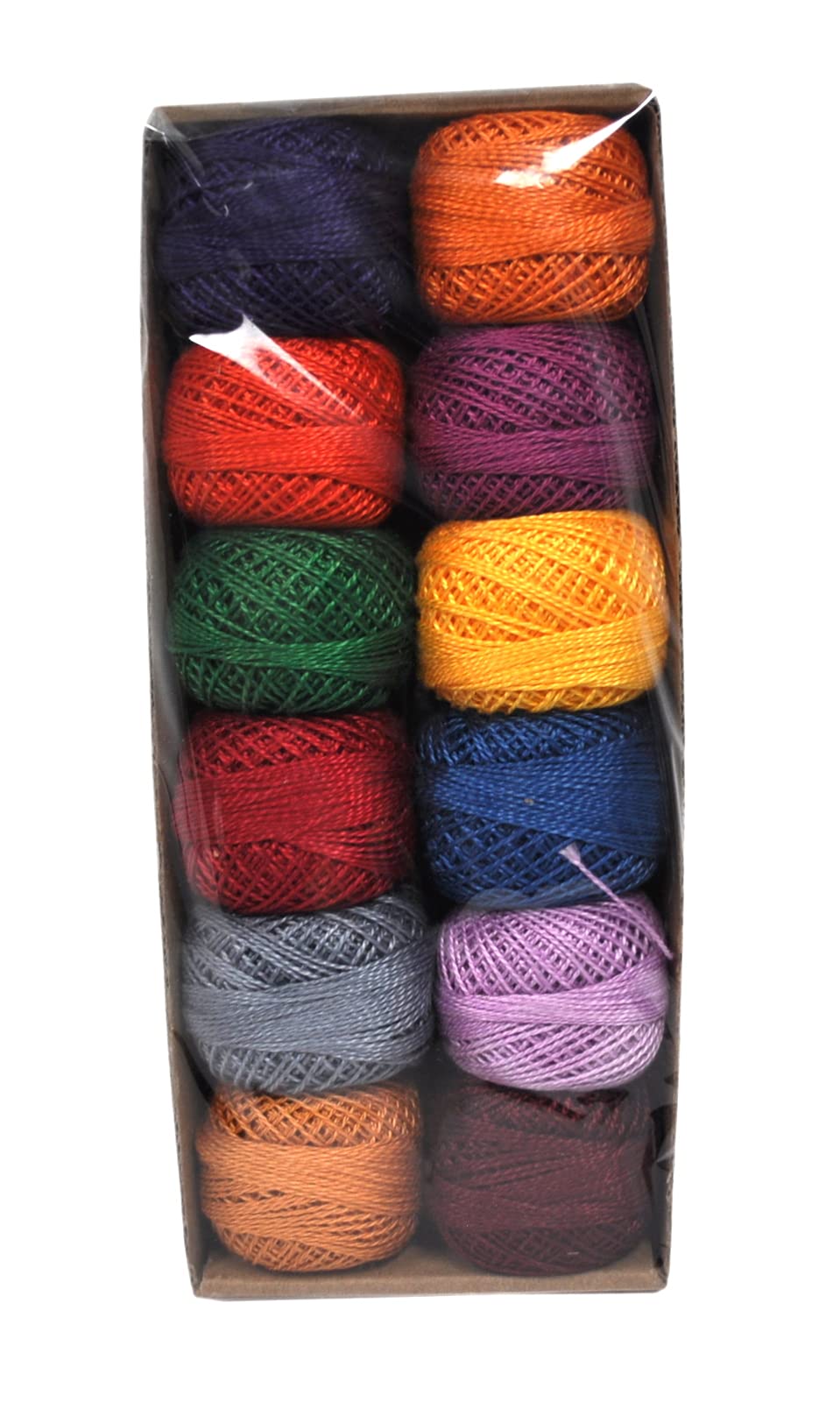 Valdani Pearl Cotton Sz 8 | Gemstone Magic Hand Dyed Solids | 73 Yds/Ball