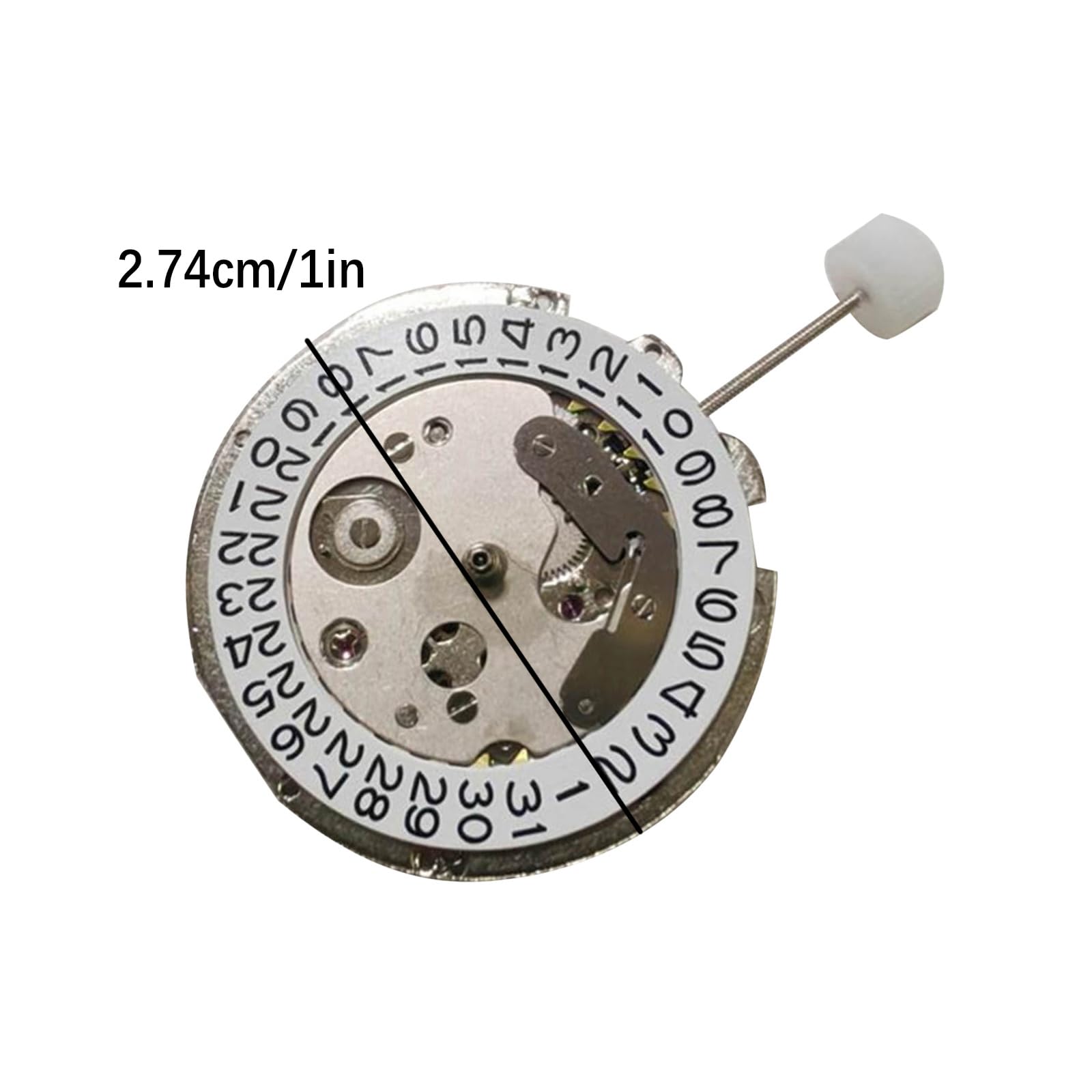 Mechaniczny mechanizm zegarka 27,4 mm do mechanizmu NH35 części zamienne akcesoria do zegarka