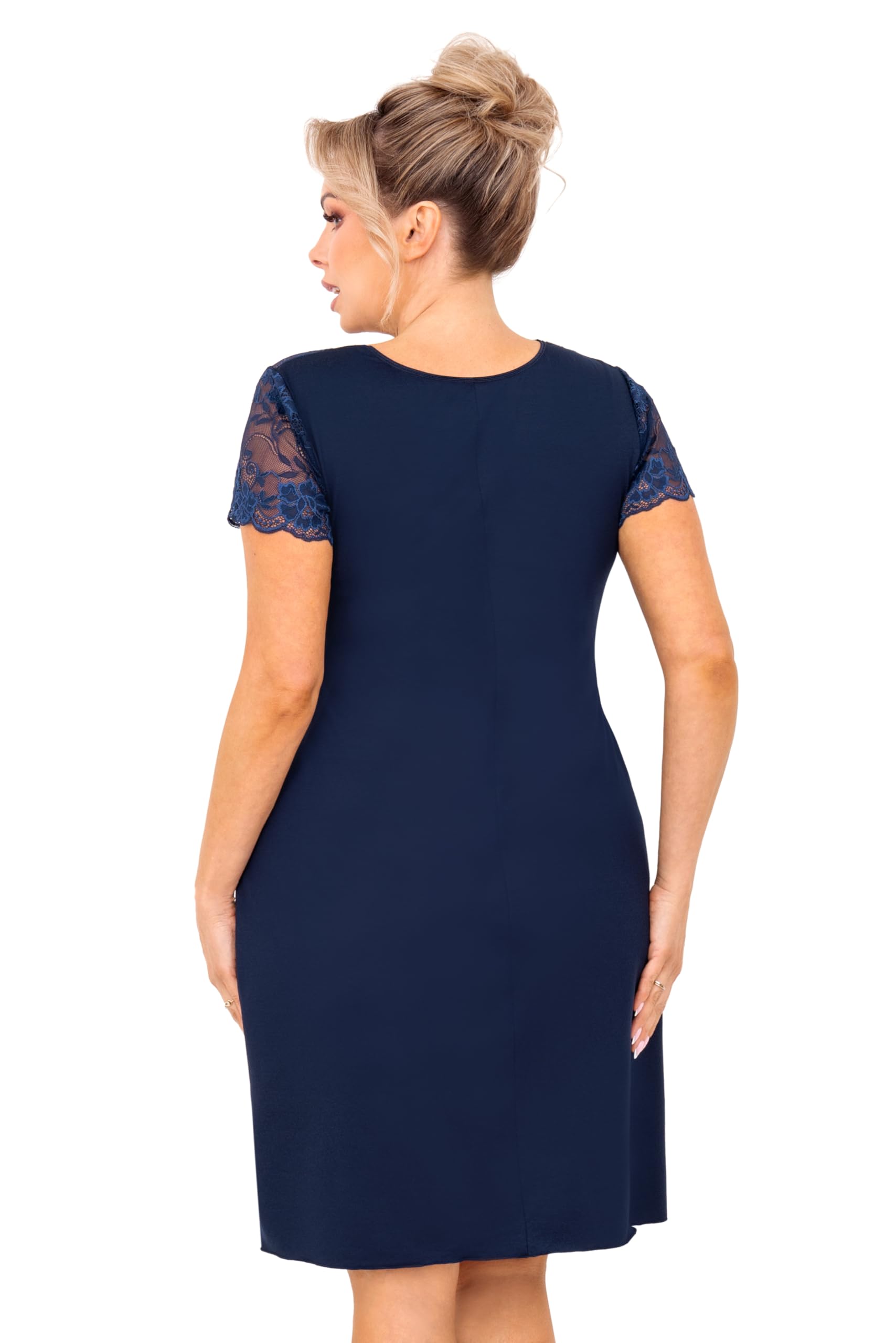 Selente Sweet Dreams Damska koszula nocna w dużych rozmiarach/Negligee z elegancką koronką