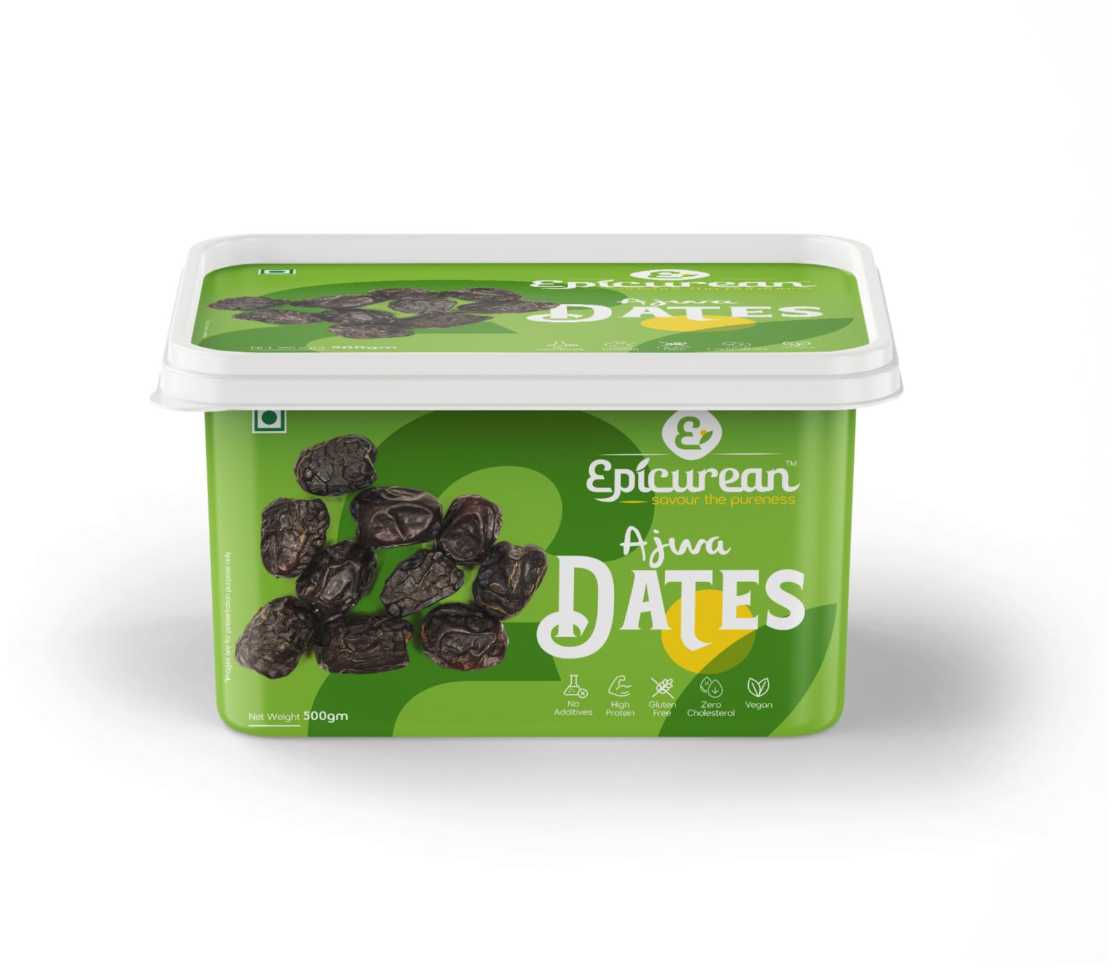 Epicurean Premium Seedless Arabian Date Powder | 100% Natural Sweetener | Kharik/Khajur Powder | No Preservatives or Additives | Healthy Refined Sugar Substitute | Ideal for Kids & Adults | 300g