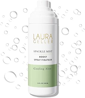 LAURA GELLER NEW YORK Spackle Mist Boost with Cooling Aloe - Long-Lasting Dewy Skin Makeup Setting Spray