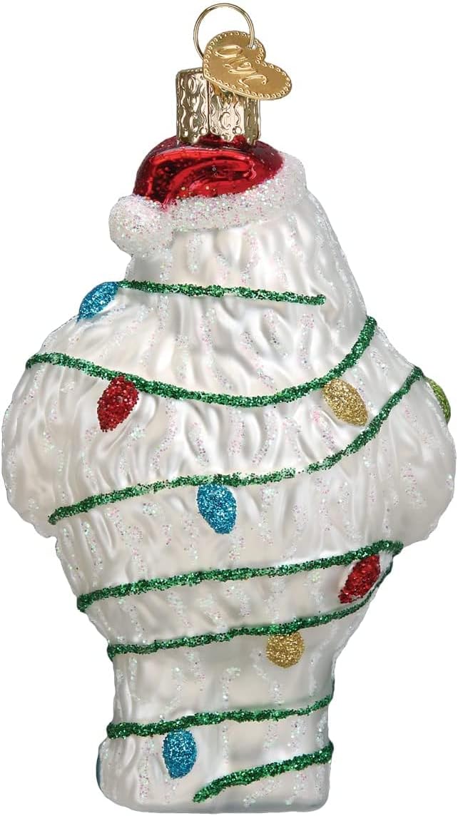 Old World Christmas Glass Blown Ornament with S-Hook and Gift Box (Bumble, 44203)