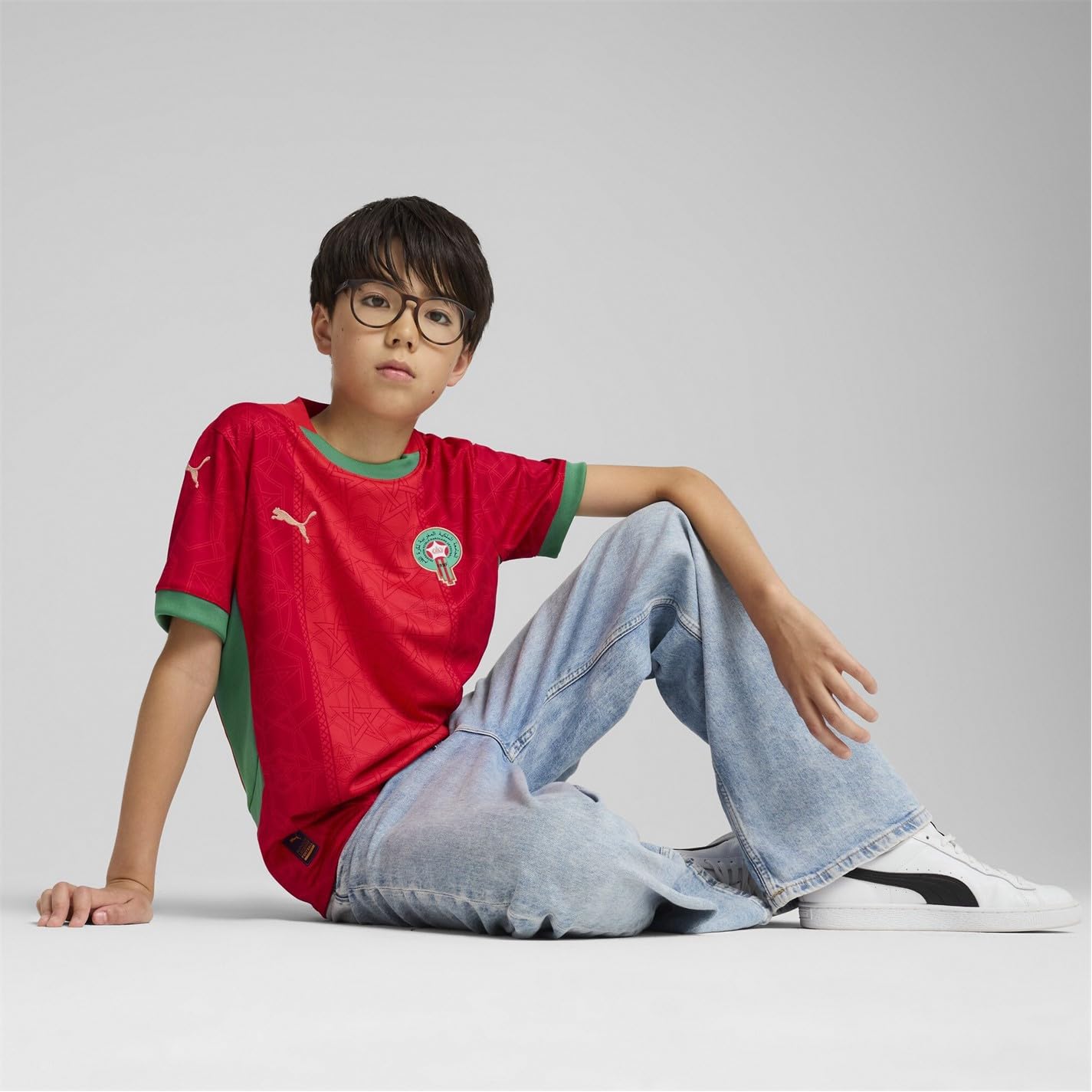 PUMA Kids Marocco Home Shirt 2025 Juniors
