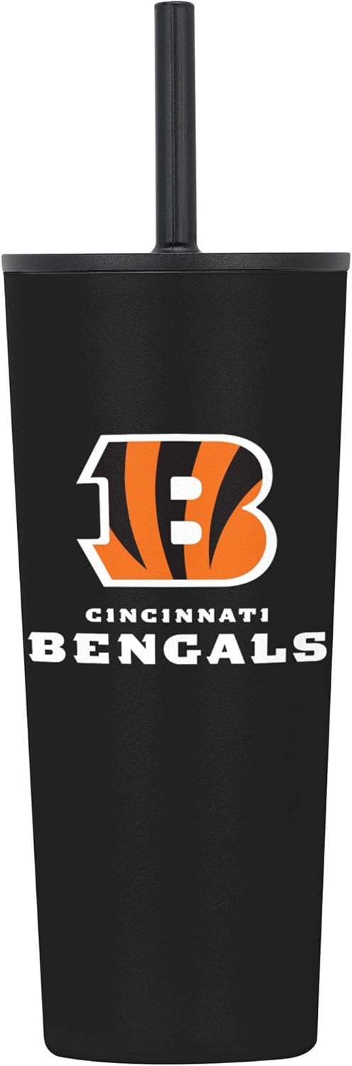 FOCO NFL unisex-adult NFL Team Logo Insulated 22oz Travel Tumbler
