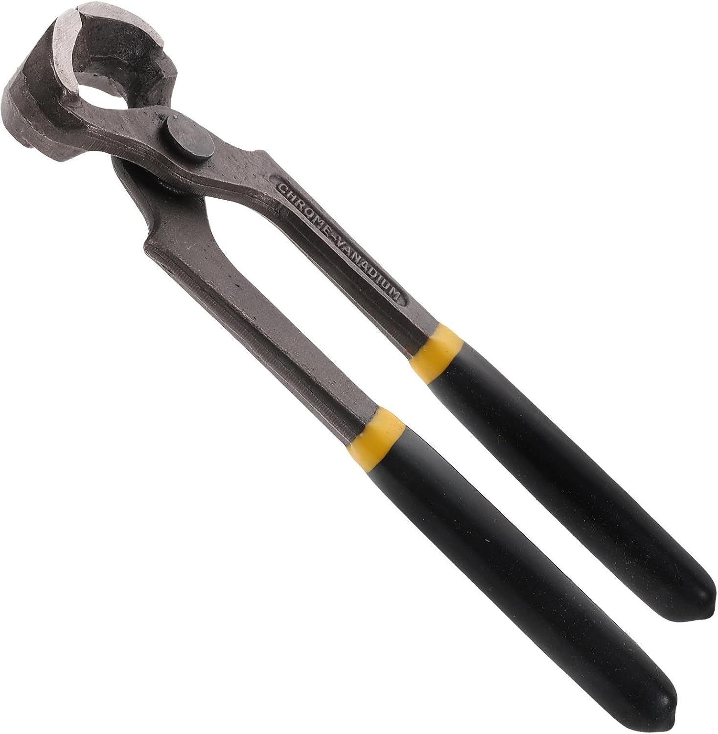 Garneck Carpenter Nutcracker Nail Remover Tool with Comfortable Hand Feel and Efficient Nail Pulling Dark Metallic Vanadium Steel Wire Nipper Suitable for Woodworking