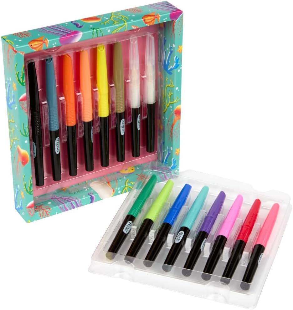Crayola Blending Marker Set, 16 Count Markers, 2 Colorless Blenders, Adult Coloring Markers, Gifts for Teens & Adults