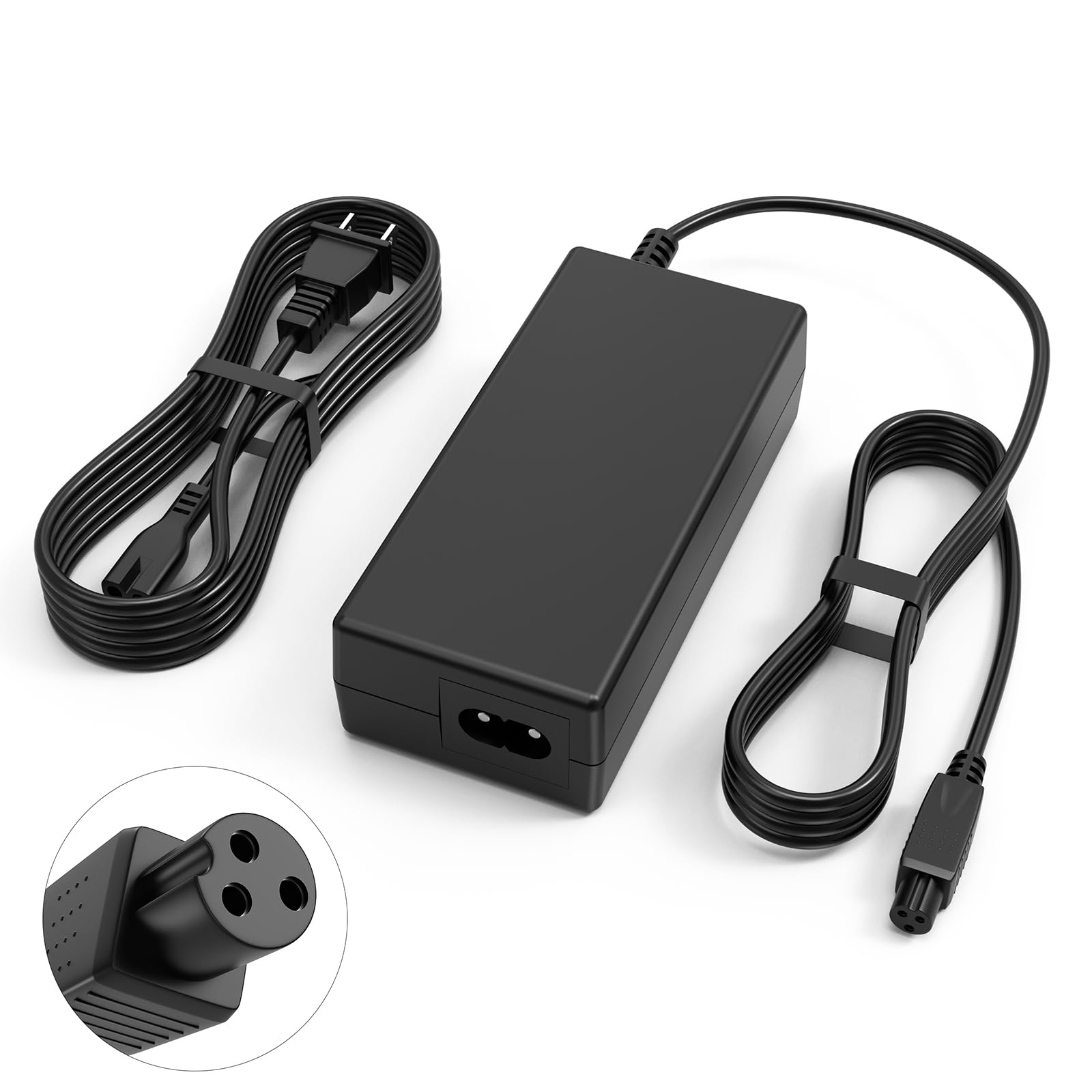 SGS Certified 42V 2A Charger Replacement 3 Prong Fast Charger Inline Connector for 36V Electric Scooter Jetson Swagtron Onewheel Pint 10S Lithium Battery