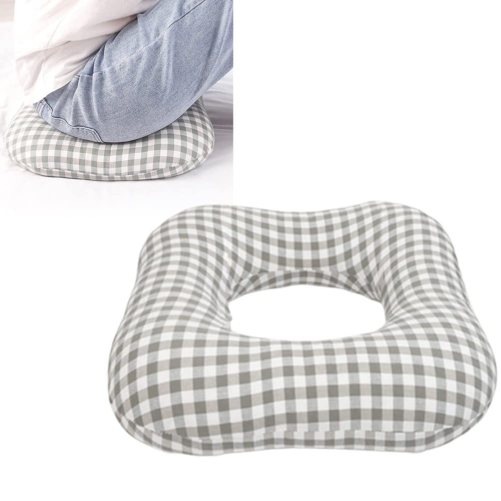 Anillo Ortopédico De Espuma Viscoelástica, Cojín De Asiento De Coxis Hemorroides De Espuma, Cojín De Asiento De Donut para Aliviar El Dolor para Embarazo Dolor En La Rabadilla A,40CM