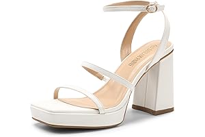Women's Platform Strappy Heels: Ascend to Style Haven