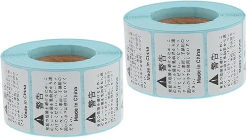 1600 calcomanías antiasfixia, etiquetas de advertencia de asfixia, etiquetas adhesivas para etiquetas adhesivas de advertencia de asfixia, etiquetas