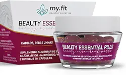 Beauty - Cabelo, Pele e Unhas (Nova Fórmula em Softgel) - Concentrado em Biotina + Ácido Hialurônico + Vitaminas A, C e E