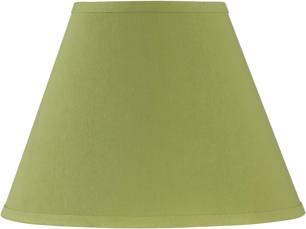 Aspen Creative 32640 Transitional Empire Shape Spider Construction Lamp Shade, Lime Green, 6" Top x 12" Bottom x 9" Slant Height
