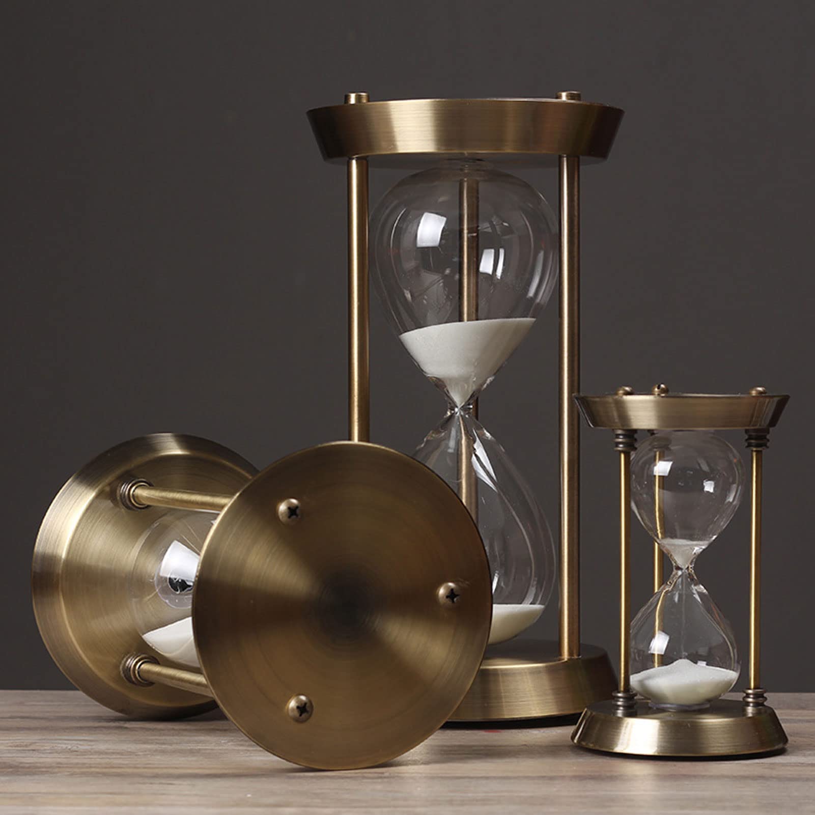 3/5/15/20/30 Minuten Houten Zandloper Woondecoratie Desktop Zand Klok Timers Zand Zandloper Zandloper Timer Klok Keuken,Blauw,20min