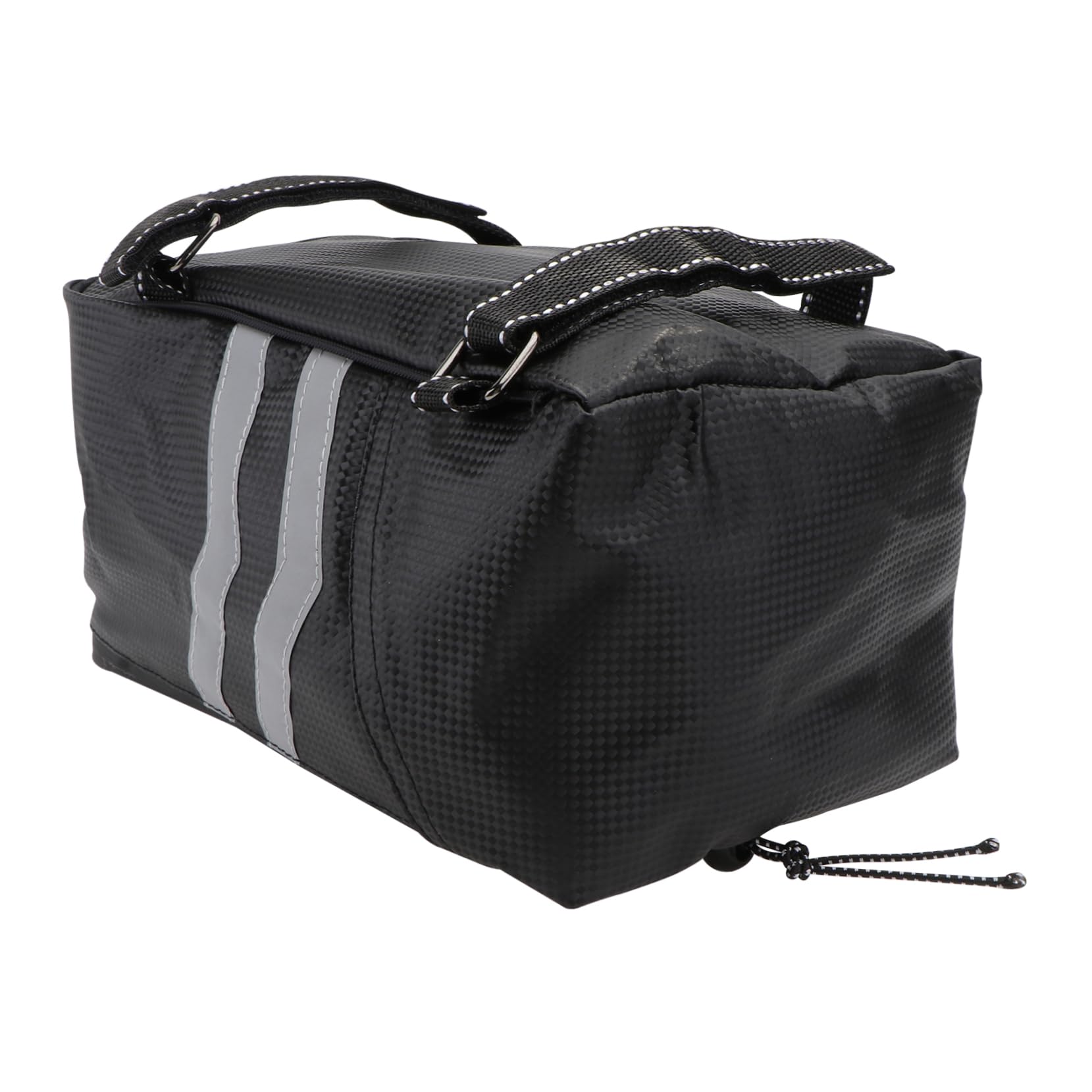 Borsa Posteriore per Bicicletta 9l, Scatola Portaoggetti in Pu, Doppia Cerniera, per Uso in Viaggio e Outdoor