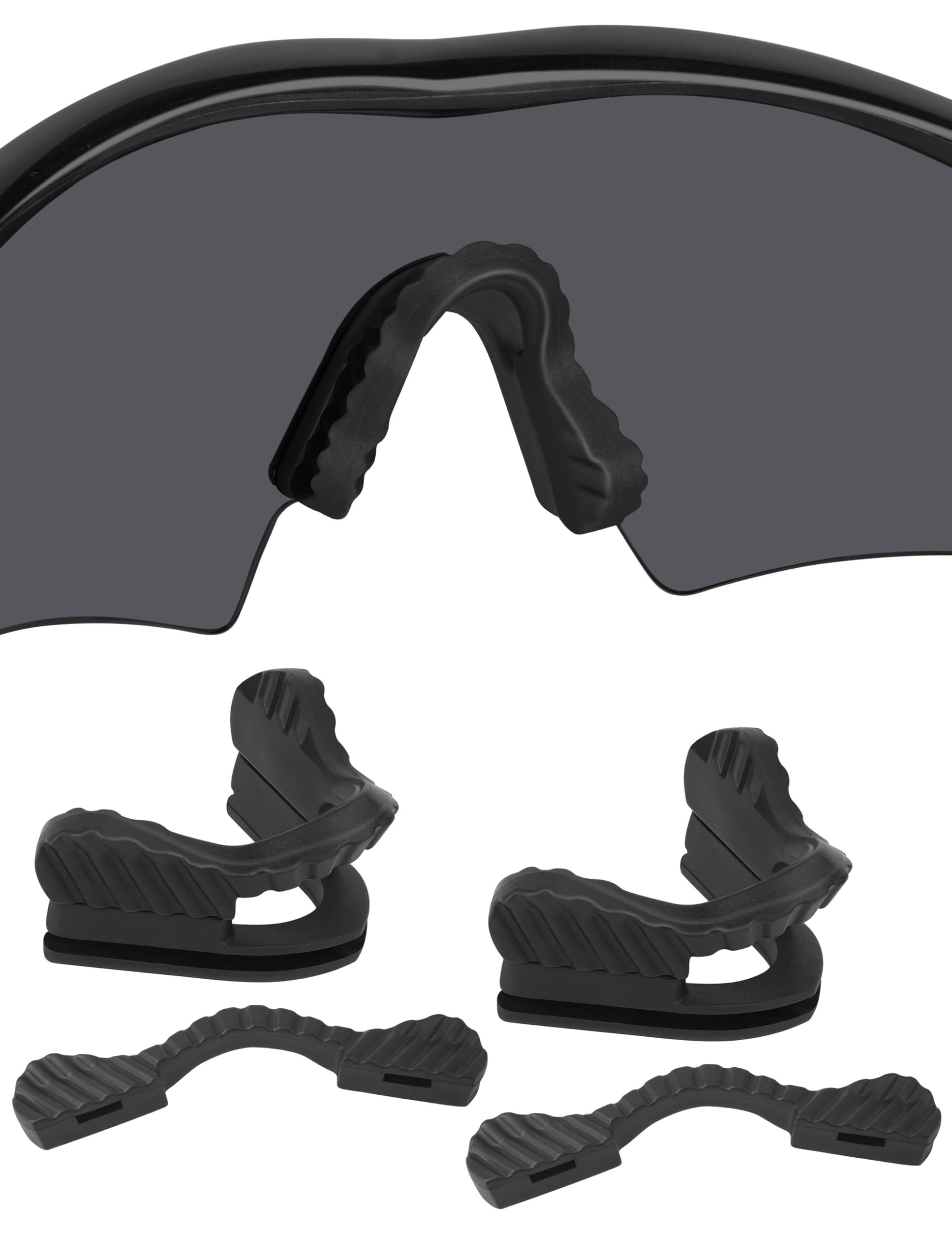 BLAZERBUCK Almohadillas nasales de repuesto de silicona suave para gafas de sol Oakley M Frame Series