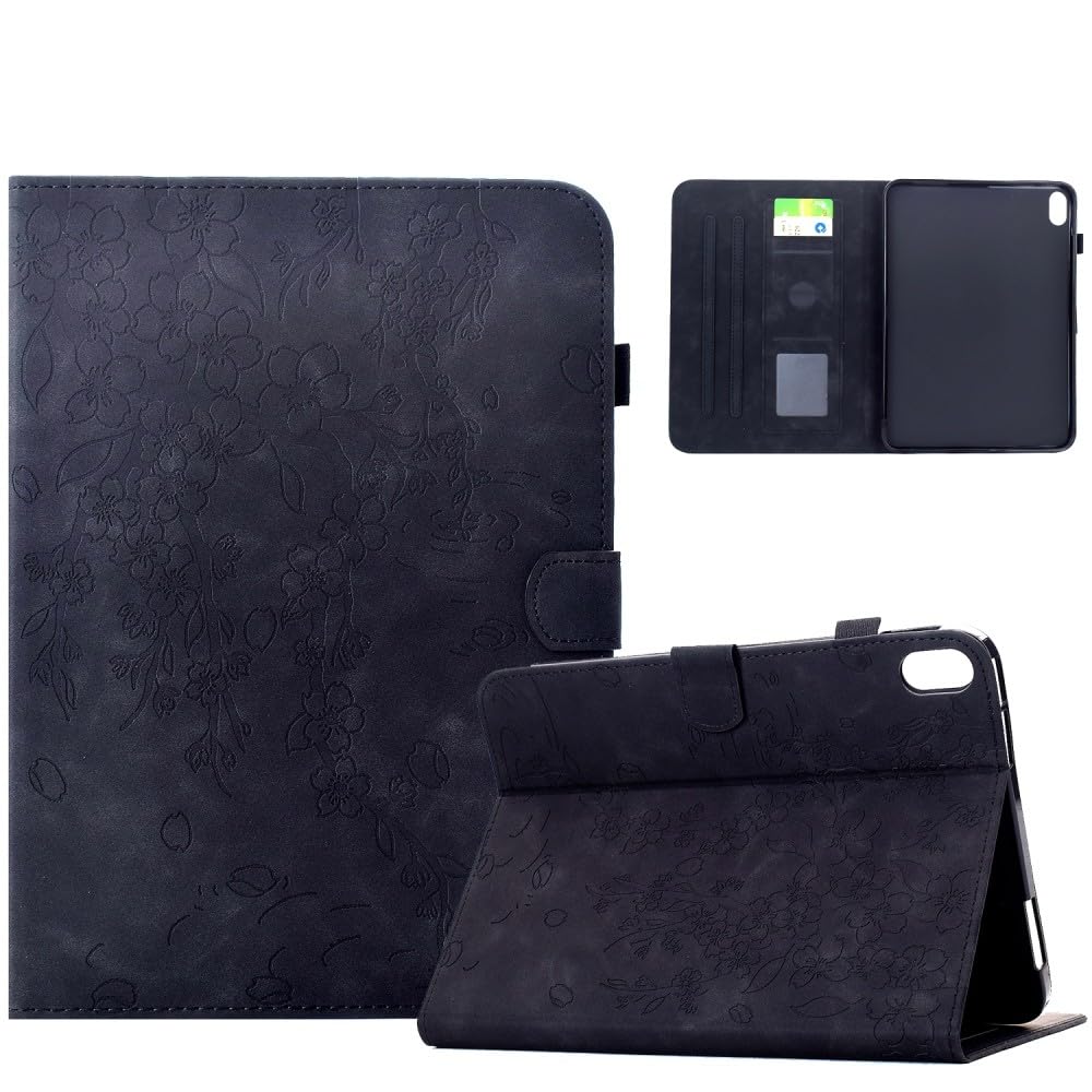 Housse iPad Air 3 2019 noir en cuir portefeuille idéal pour le bureau - 8
