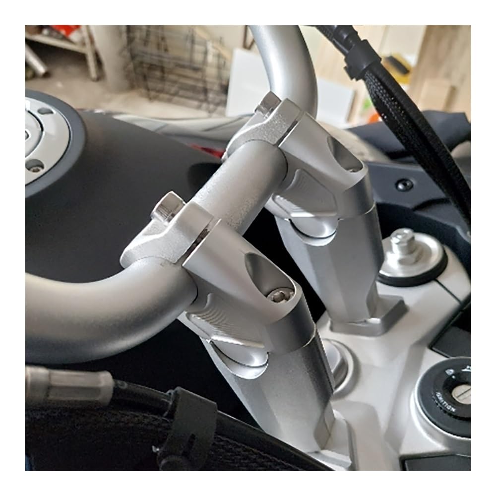 Motorrad Riser Mount Klemmen Für 800MT Für TRK702 TRK502 Für 500DS Für GV300S Lenker Riser Klemme Rise Extend Adapter Motorrad Teile