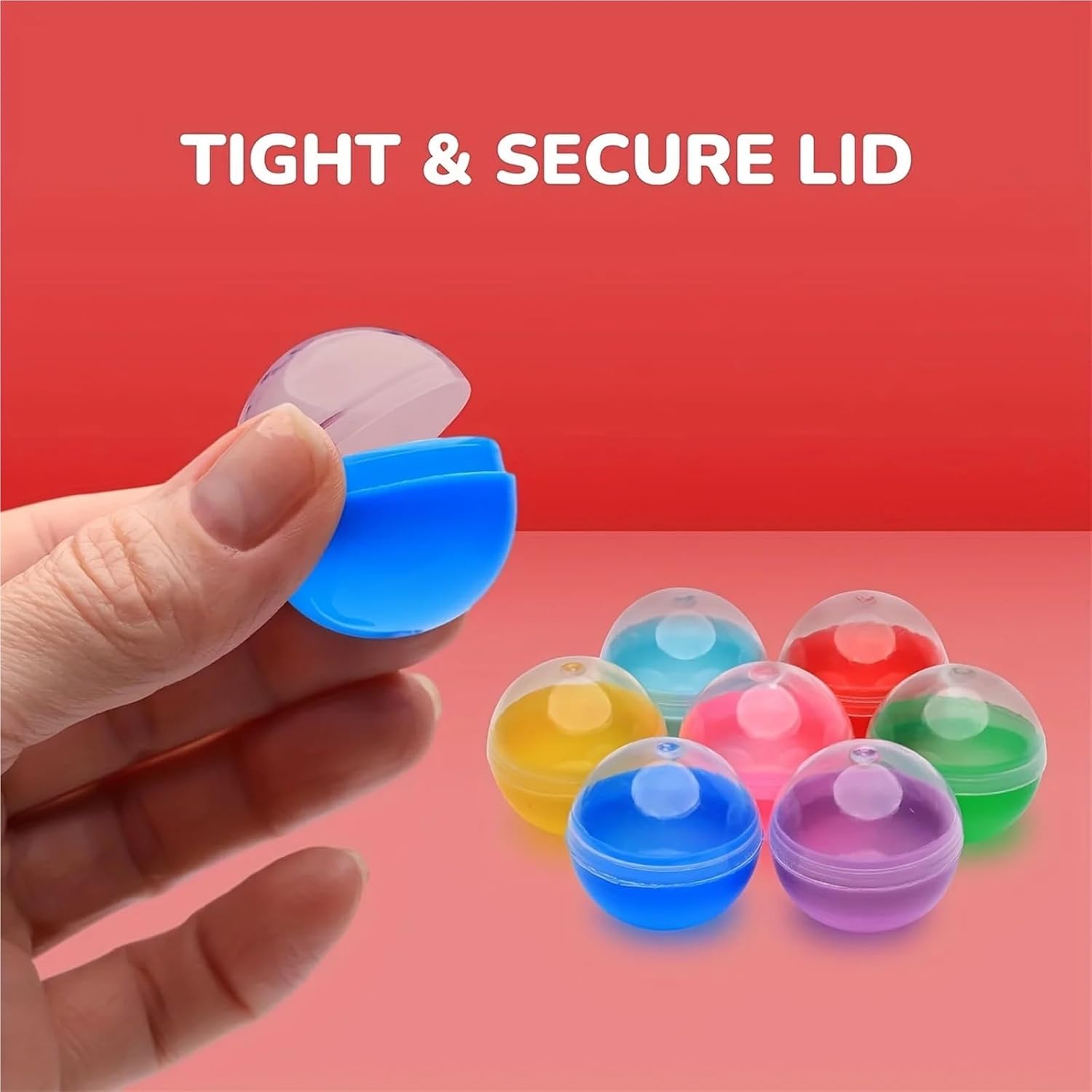Vending Machine Capsules 200pcs Colorful Translucent Round Empty Capsules Round Plastic Containers for Prizes Party Favors Capsule Vending Machine