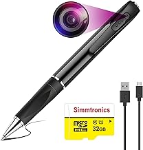Panoramic Pen Camera 4k Full HD 1080p Video and Audio Recorder Portable Pocket Camera for Business Conference and Security Long Battery Backup Indoor Outdoor Usage (K-805)
