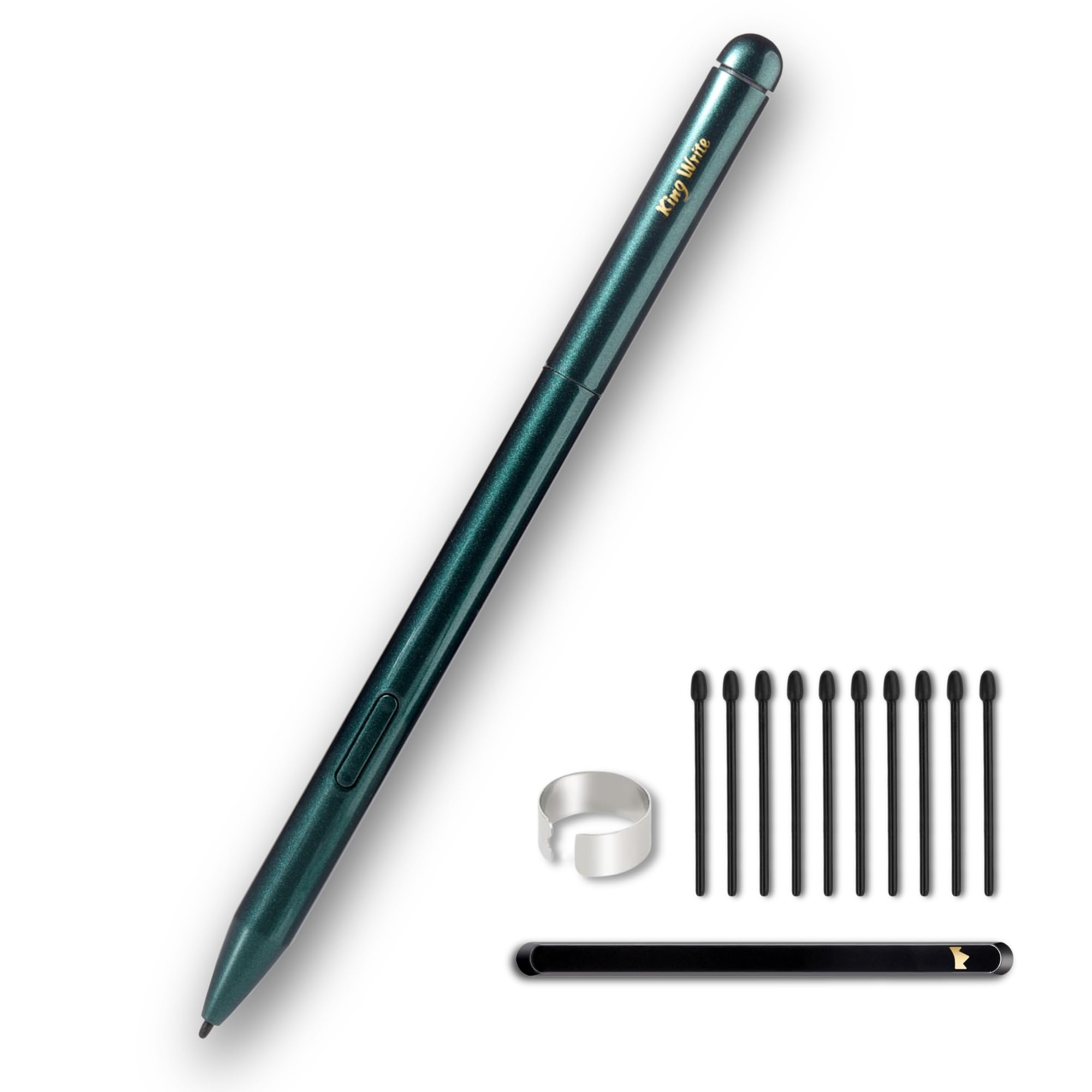 King Write MR05 Green Galaxy Note | FUJITSU Quaderno Quaderno (Gen.2/Gen.3C) EMR Stylus Pen High Precision Up to 4096 Pen Pressure, Palm Rejection, Eraser Function : Electronics
