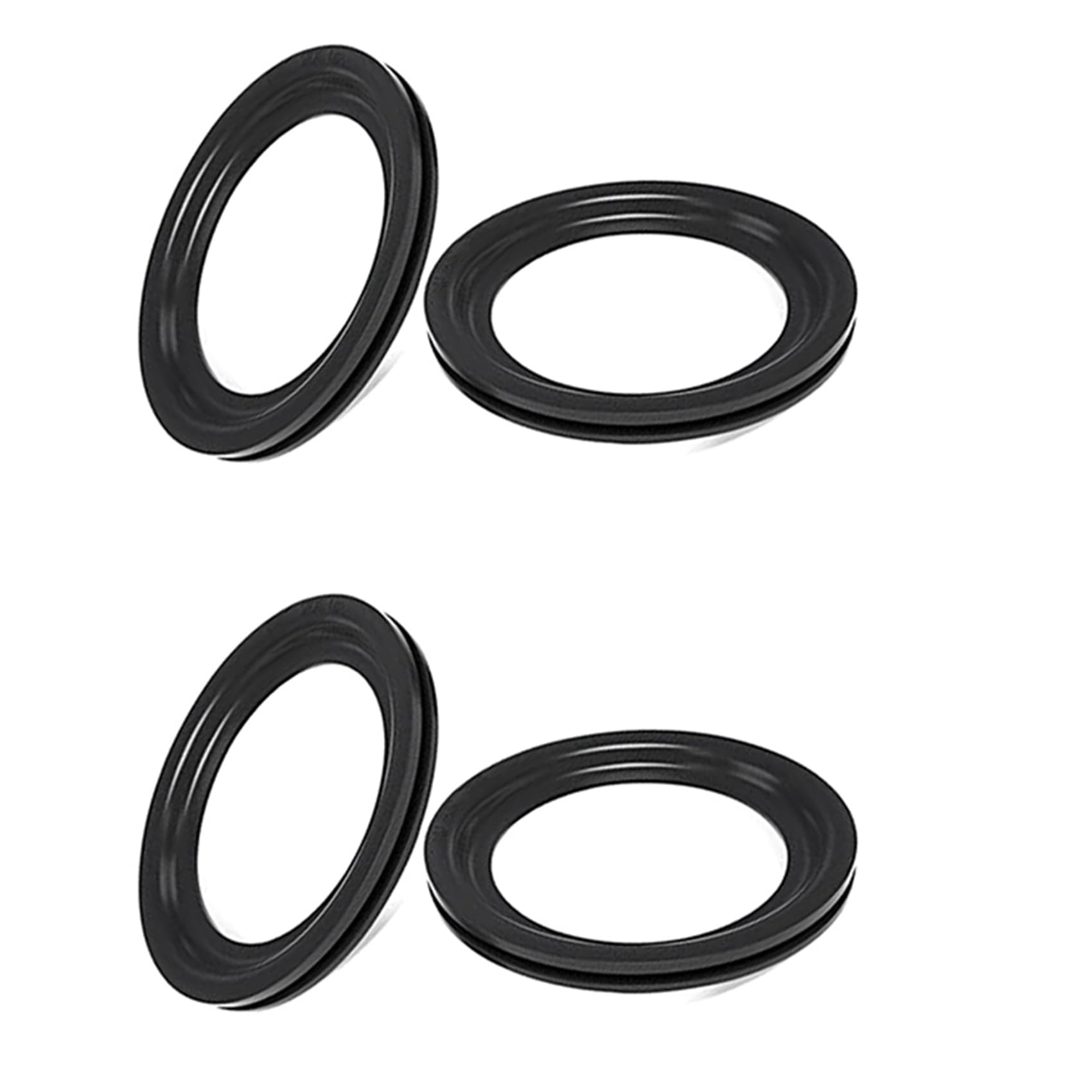 Vjsujehgy 4Pcs RV Toilet Seal Kit Perfect Replacingfor 300/310/320 RV Toilet Parts Solve the Leakage Problem