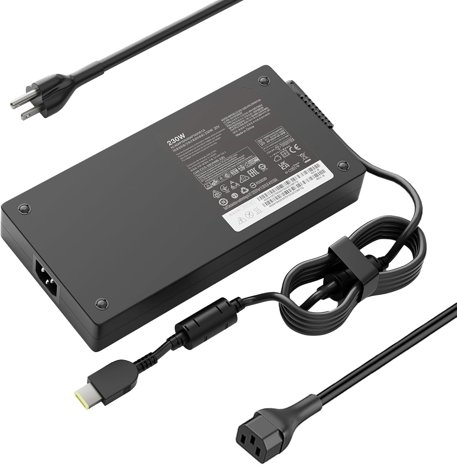 230W Charger AC Adapter Fit for Lenovo Legion 5 5P 7 C7 S7 Y540 Y545 Y740 Y730 Y900 Thinkpad P1 P16 P72 ThinkBook 16p NX G2 IRX IdeaPad Pro 5 16IMH9 ADL230SCC3A 02DL144 Laptop Power Supply Cord