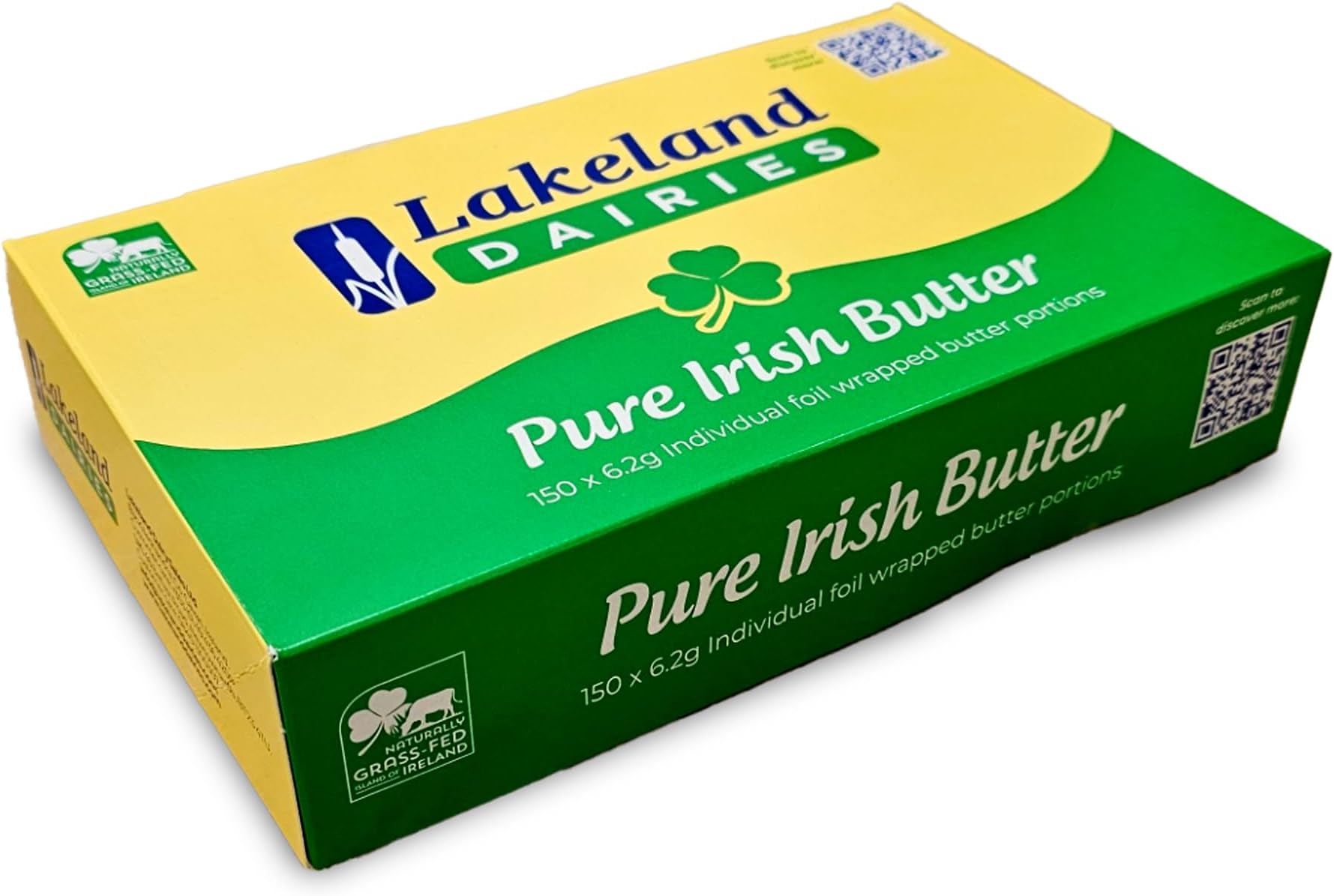 150 x Lakeland Irish Butter Individual Foil Wrapped Portions