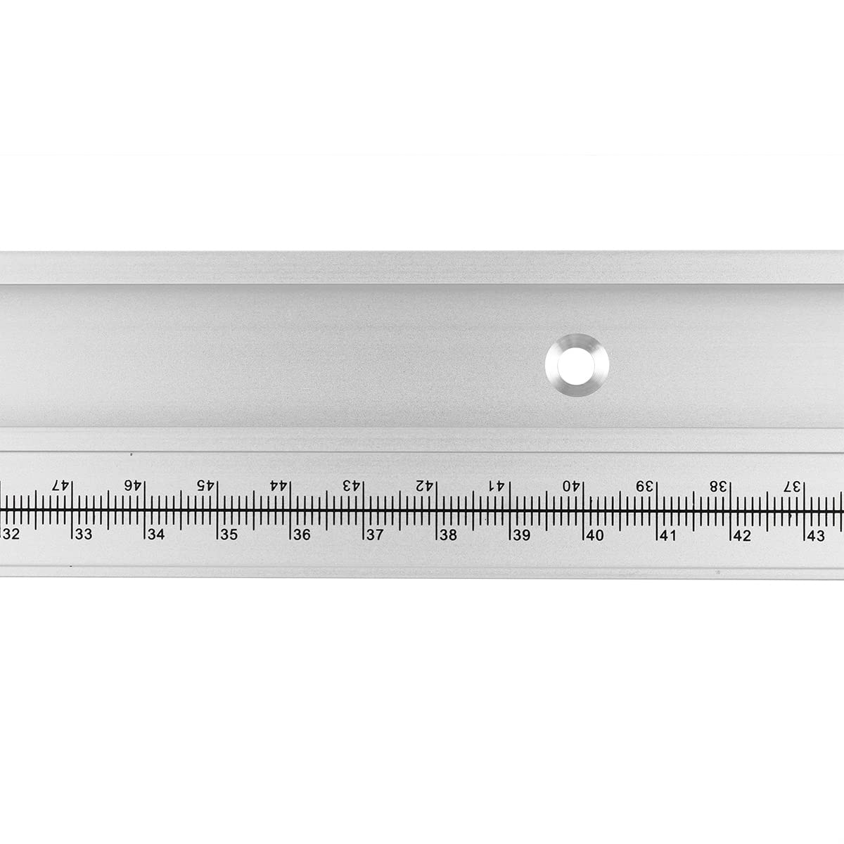 CNCMANS 45 Tipo T Ranura inclinada Carril en T 800 mm 45 mm Impresión deslizante de aleación de aluminio T ranura Riel ingletador 45 Tipo Riel en T, ranura en T de aluminio para carpintería
