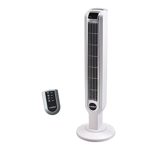 Lasko Oscillating Tower Fan with Remote Control - 36' - 2510 - White
