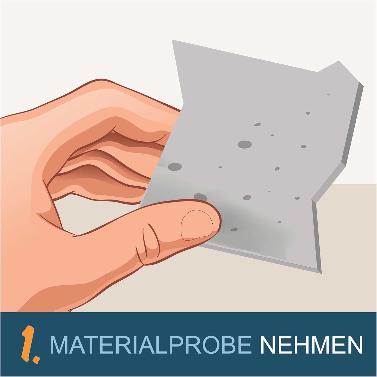 IVARIO Asbest-Test Raumluft im Fachlabor + Probenahme-Asbest-Schutz-Set. Größe M