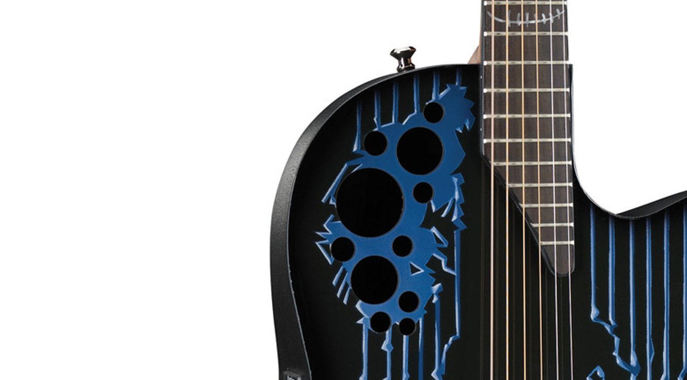 Ovation Dj Ashba Demented Series DJA34-CHB Acoustic-electric