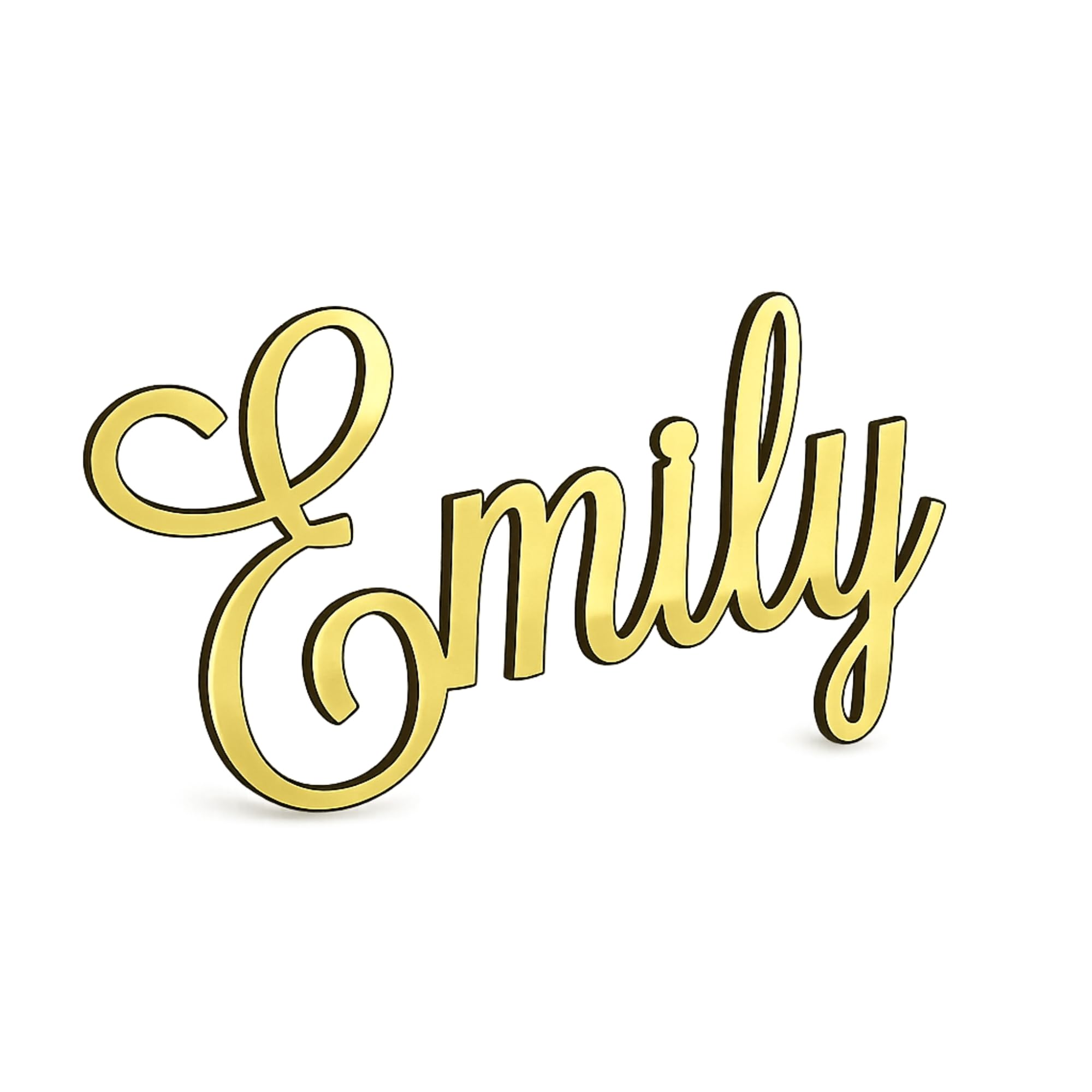 Hochzeits-Tischkarten - Platzkarten, Namensschilder, Name für Hochzeit Deko, Namensschriftzug aus Acryl - Personalisierte Namenskarten aus Holz und Acryl in Vielen Farben (100 Stück)