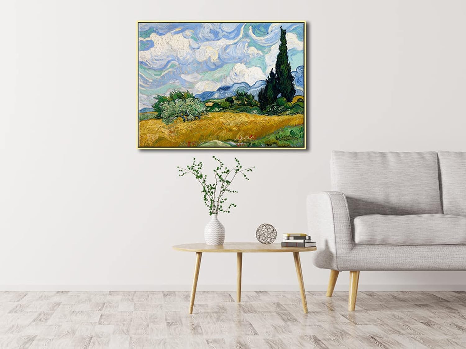 Wieco Art Wheat Field with Cypresses by Van Gogh Famous Oil Paintings Reproduction Extra Large Modern Gallery Wrapped Landscape Giclee Canvas Prints Artwork on Canvas Wall Art for Home Decorations Wieco Art Wheat Field with Cypresses by Van Gogh Famous Oil Paintings Reproduction Extra Large Modern Gallery Wrapped Landscape Giclee Canvas Prints Artwork on Canvas Wall Art for Home Decorations