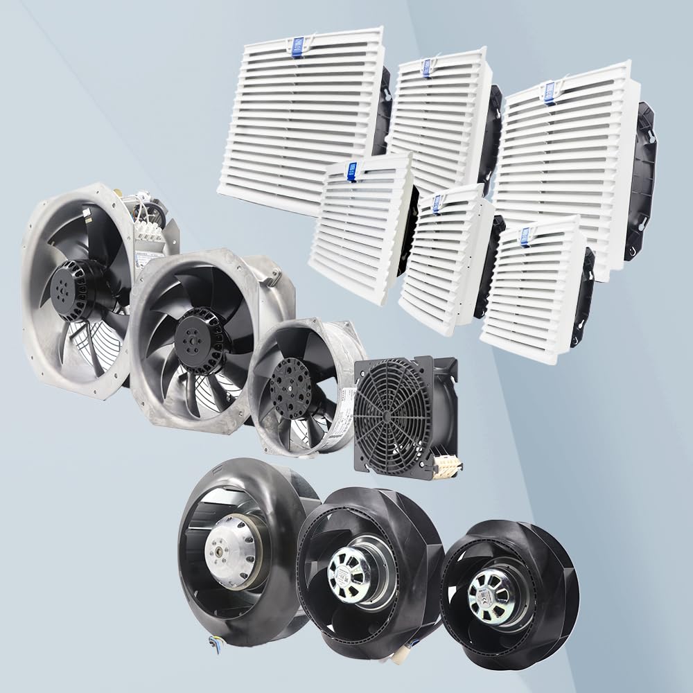 Ebm Papst R3G190-RC03-06 - Ventilador centrífugo EC de 190 mm, 60 W, 2810 rpm, 220-240 VCA, compatible con radiador, refrigerador, enfriadores de transmisión, escritorio, tarjetas gráficas, consola de