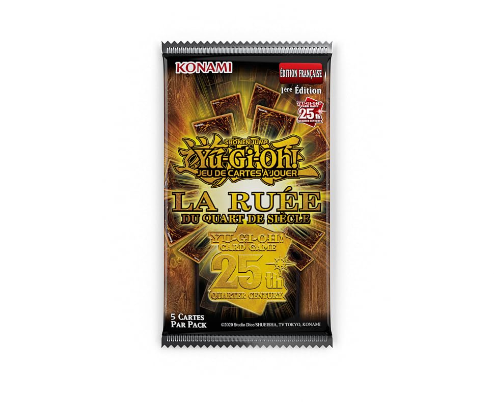 Yu-Gi-Oh! Booster de 5 Cartes : La Ruée du Quart de Siècle - Version Française