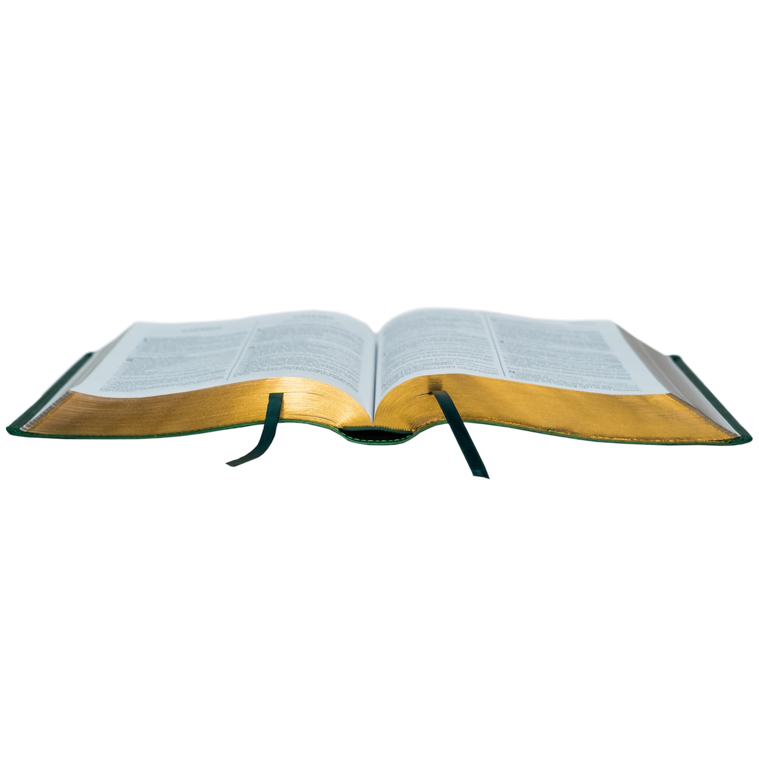 Bíblia Bilíngue, Português/Inglês, ACF/KJV, Couro Soft, Verde, Leitura Perfeita