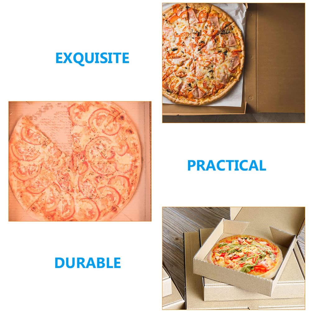 Cabilock 15 Scatole per Pizza da 8-9 Pollici di Spessore Scatole per Pizza in Cartone per Multifunzione per Feste