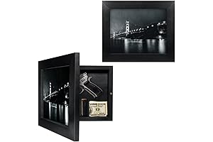 Discreet Furniture Safe: Hidden Wall Storage Picture Frames for Guns and Valuables