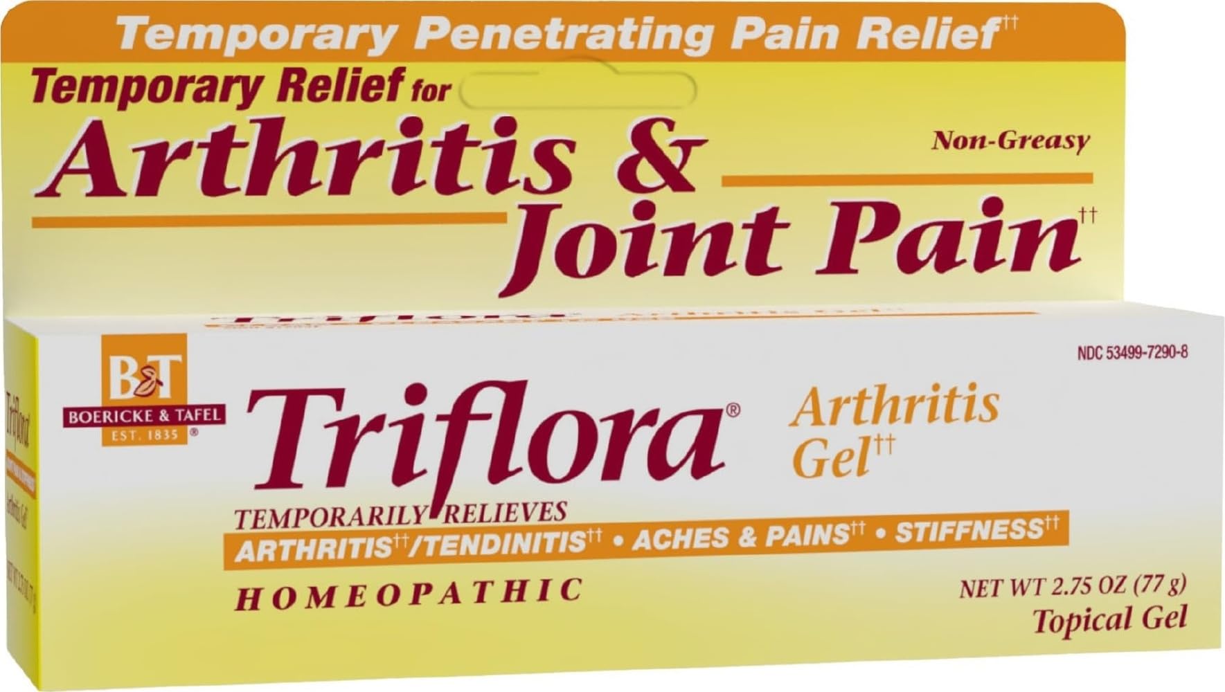 Nature's Way Boericke & Tafel Triflora Arthritis Topical Gel