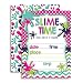 Slime Birthday Party Invitations for Girls, 20 5"x7" Fill in Cards with Twenty White Envelopes by AmandaCreation