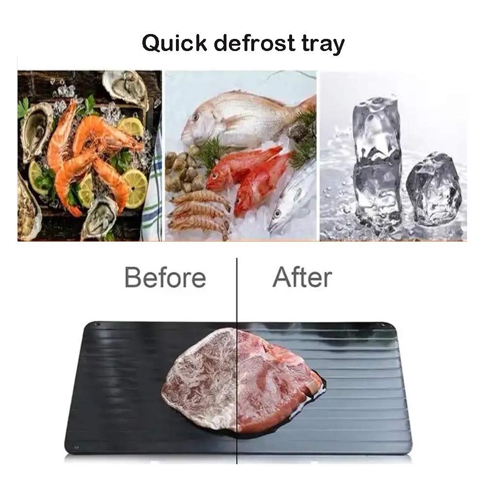 Platte auftauen AGYH Platte Auftauen Aus Hochdichter Aluminiumlegierung Zum Schnellen Auftauen Von Fleisch Und Tiefkühlkost, Ohne Wasser Und Mikrowelle