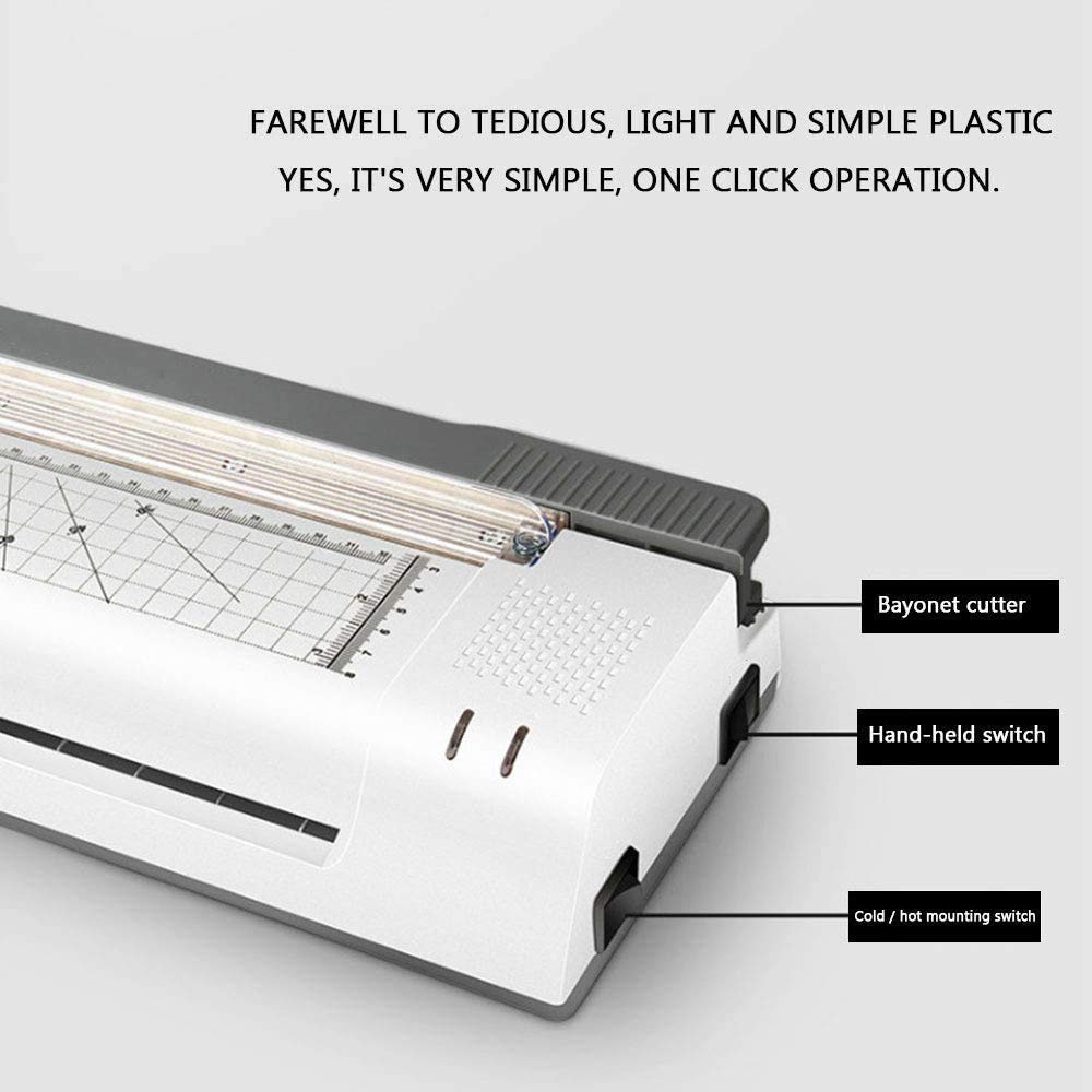 Prasa termiczna, laminator biurowy, mały laminator domowy, szybkie nagrzewanie, odpowiedni do formatu A3/A4/A6