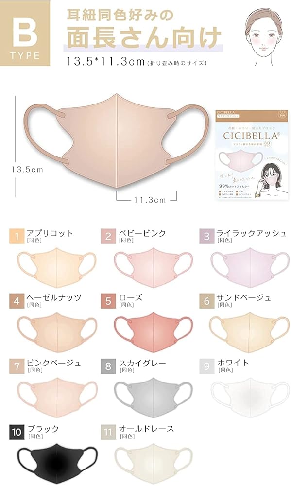 Amazon.co.jp: 【2023夏用・通気性改良・クール】3Dマスク