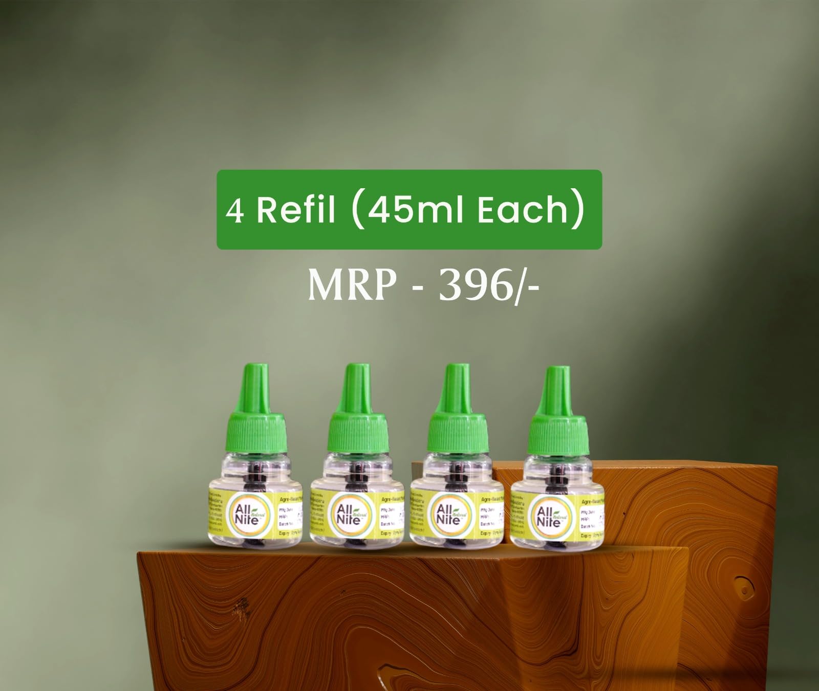 All Nite Natural Liquid Vapouriser Mosquito Repellent 45ml Each, (Pack Of  4) 100% Natural Active Ingredients (Safe for Kids and Adults) : Amazon.in:  Sports, Fitness & Outdoors