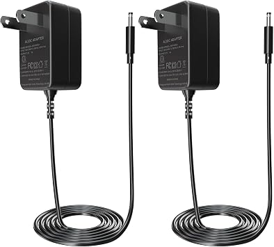12V/1A AC/DC Power Adapter, Suitable for CCTV Security Cameras. Compatible with Lorex, Night, ZOSI, Reolink, Owl, Swann Security Cameras. Pack of 2