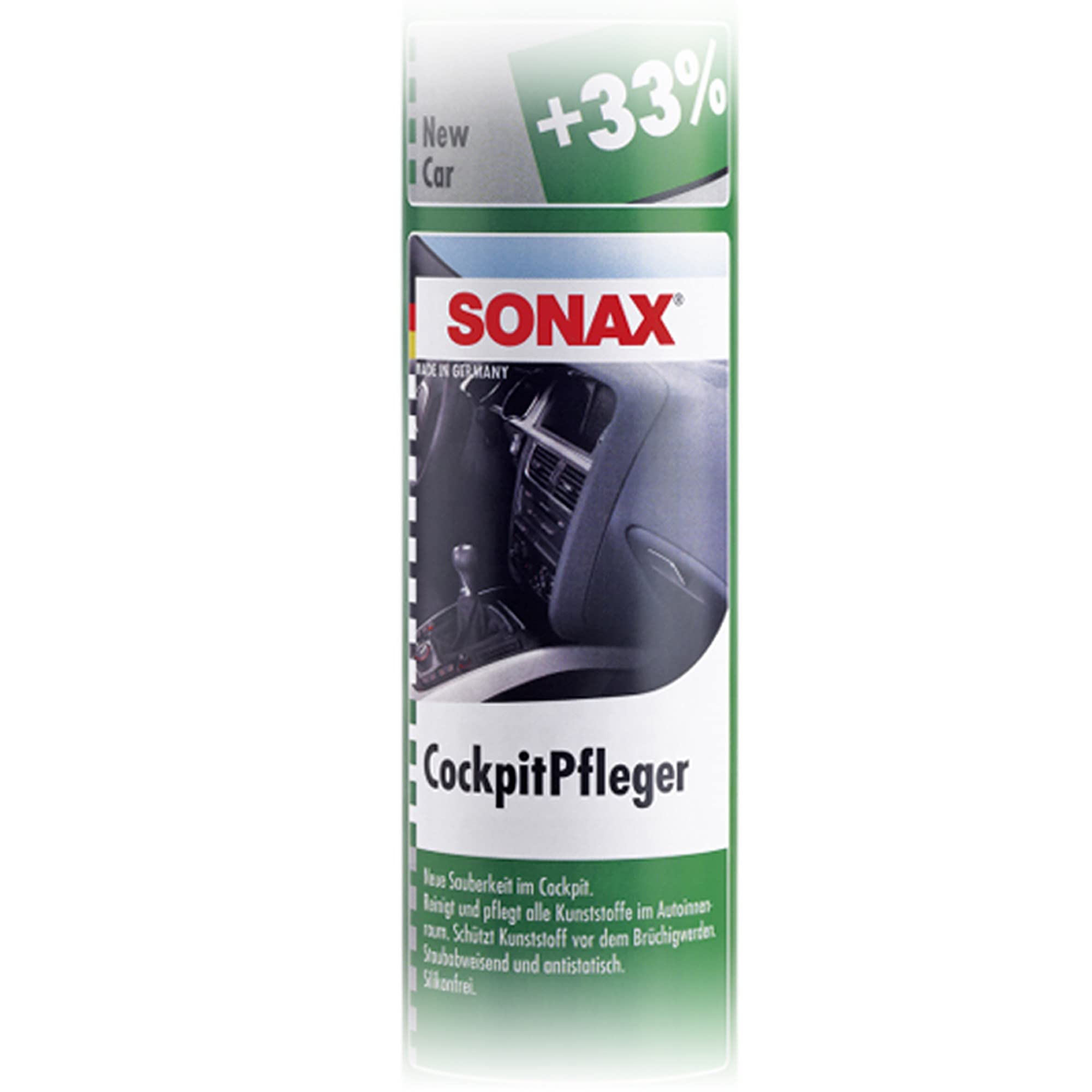 SONAX 6X 03563000 CockpitPfleger New Car Kunststoff Pflege Reiniger 400ml