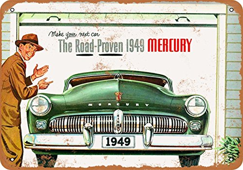 RetroRust 7 x 10 METAL SIGN - 1949 Mercury Automobiles