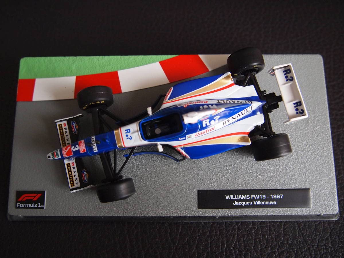 オールノット ウィリアムズ FW19 ジャック・ヴィルヌーブ 直筆サイン