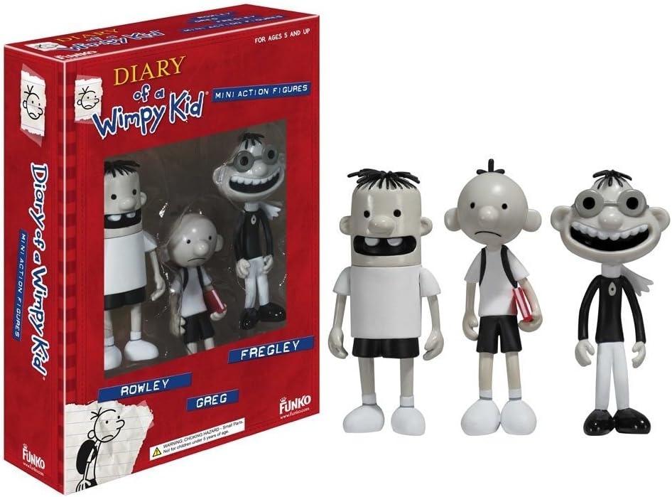 Diary of A Wimpy Kid Action Figure Bundle 3-Pack (Includes Greg Heffley