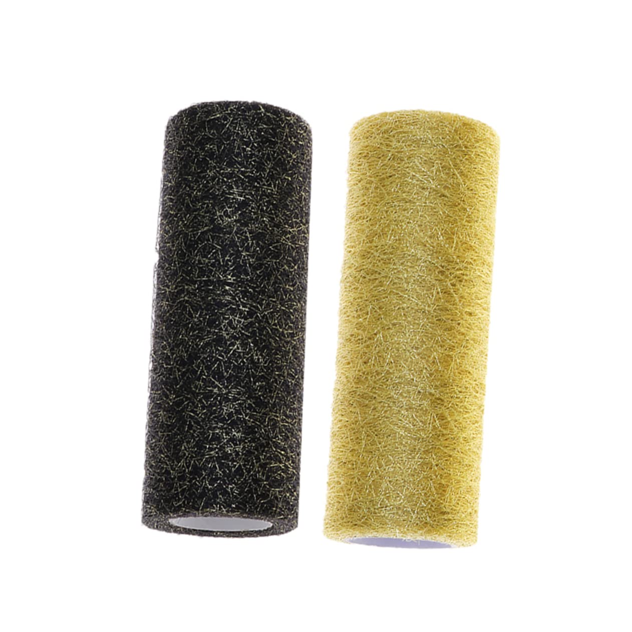 BEBEMOKO 2pcs 15cm Tulle Mesh Rolls 10 Yards Yarn for Wedding Decorations DIY Tutu Skirt Bow Chair Sash